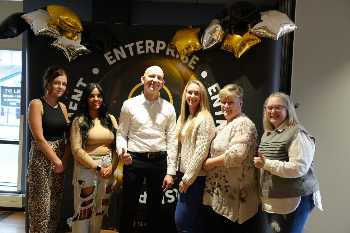 Sorcha Curran, Terri Curran, Mykhailo Chernenko, Kerry Laverty, Alison McCarthy and Donna Marks